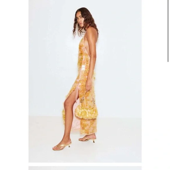 Simon Miller | Dresses | Simon Millerembellishment Junjo Embellisheddress  Limoncello 8 | Poshmark